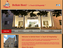 Tablet Screenshot of delilah-hotel.com